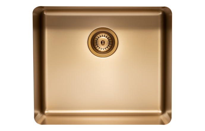 Large Bowl sink in Brass TTBR52