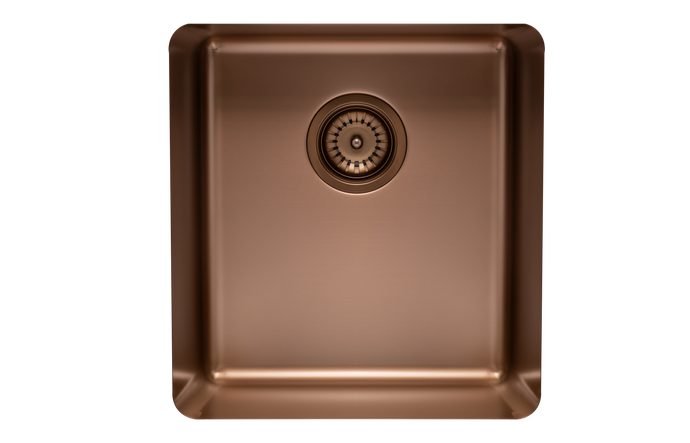 Medium Bowl sink in Rose Gold TTRG40