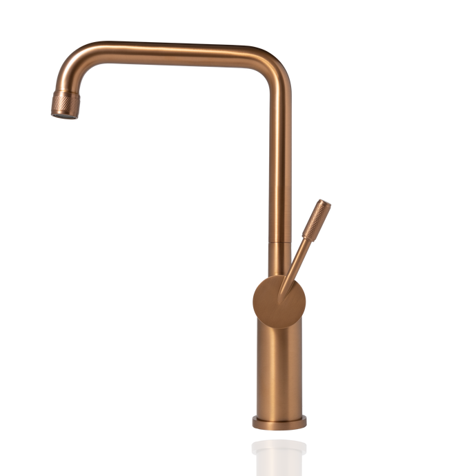 Thumbnail image of Titan Model 1 PVD kitchen mixer tap in Rose Gold